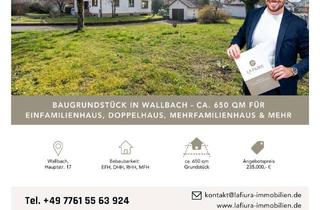 Grundstück zu kaufen in Hauptstraße 17, 79713 Bad Säckingen, LFI | Baugrundstück in beliebter Wohnlage - ca. 650 qm für Einfamilienhaus, Doppelhaus & mehr