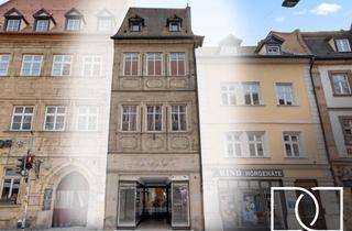 Gewerbeimmobilie kaufen in 96047 Bamberg, Denkmal-AfA! Einzigartiges Wohn-/Geschäftshaus in der Langen Straße mit Entwicklungspotenzial