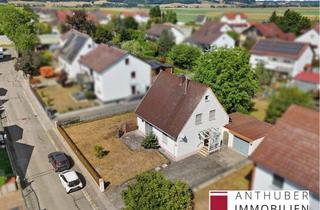 Einfamilienhaus kaufen in 86462 Langweid, ***Provisionsfrei für Kaufende***Kleines Zweifamilienhaus mit vielseitigen Nutzungsmöglichkeiten