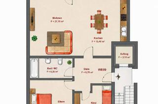 Wohnung kaufen in 63071 Offenbach, 77 m² Komfort mit Fußbodenheizung | Balkon, Gartennutzung, KfW-70-Standard & TG-Stellplatz möglich