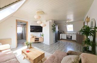 Wohnung kaufen in 73265 Dettingen, „Haus auf dem Haus“ – gesamtes Dachgeschoss mit kompletter Bühne und außergewöhnlichem Ausbaupotenzi