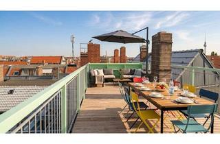 Wohnung mieten in Prenzlauer Berg, 10405 Prenzlauer Berg, Großzügige Dachgeschosswohnung mit grosser 360-Grad-Dachtterrasse in Top-Lage