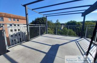 Wohnung mieten in 08451 Crimmitschau, außergewöhnliche 2-Zimmer Wohnung mit Dachterrasse, Einbauküche und beheiztem Hobbyraum am Stadtzentrum