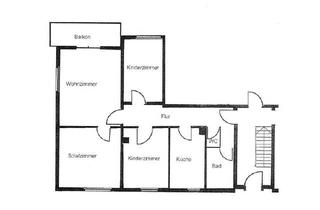 Wohnung kaufen in 97941 Tauberbischofsheim, Tauberbischofsheim - 4-Zi. Eigentumswohnung mit Balkon in Nähe zum Krankenhaus in TBB!