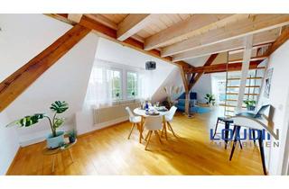 Wohnung kaufen in 77652 Offenburg, Stilvolle Dachgeschosswohnung mit Dachterrasse & Gartenidylle.