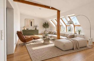 Wohnung kaufen in Kochhannstraße 19, 10249 Friedrichshain, Atelier-Dachgeschoss am Hausburgpark - bezugsfrei & provisionsfrei, 91 m², 2 Terrassen