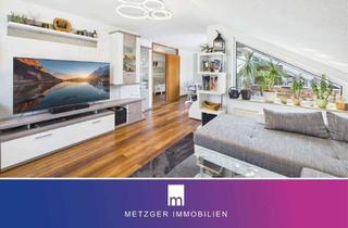 Wohnung kaufen in 73732 Esslingen, Lichtverwöhntes Wohnen mit Weitblick – Neuwertige 4,5-Zimmer-Dachgeschosswohnung in grüner Lage