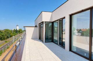 Penthouse mieten in Eisenbahnstr. 25, 63500 Seligenstadt, Penthouse 3-Zimmer-Neubau, Erstbezug, Aufzug, Tiefgarage, Geothermie-Wärmepumpe und Kühlung
