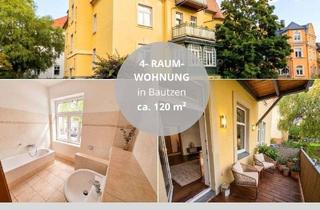 Wohnung mieten in 02625 Bautzen, 4 Räume, stilvoll und herrschaftlich wohnen im Hochparterre – 120 m² im Villenviertel von Bautzen