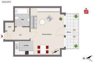 Wohnung mieten in Barbaraweg, 93309 Kelheim, Kompakt wohnen: Ein-Zimmer-Apartment in Kelheim