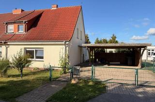 Doppelhaushälfte kaufen in Wiesenweg, 18442 Jakobsdorf, Modernisierte Doppelhaushälfte mit großem Garten – ruhig gelegen & sofort frei