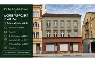 Haus kaufen in 02763 Zittau, Wohnbauprojekt mit Ladenlokal, Toreinfahrt und vielseitigem Entwicklungspotenzial
