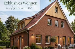Haus mieten in 49811 Lingen, Exklusiver Erstbezug im Grünen - 134 m³ Haushälfte KfW55