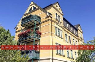 Anlageobjekt in 07973 Greiz, Vermietete 3-Raum-ETW mit Balkon, Stellplatz und traumhaftem Blick über Greiz