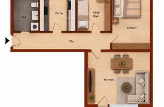 Wohnung kaufen in 38518 Gifhorn, Gifhorn - Kernsanierte 3-ETW mit Balkon & Einbauküche - zentral in Gifhorn