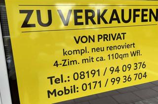 Wohnung kaufen in 86825 Bad Wörishofen, Von Privat mit Gewährleistung, wie Neubau kompl. renoviert, helle 4-Zim. Whg. ca. 110qm Wfl.