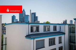 Loft kaufen in Skylineblick, 60487 Bockenheim, Frankfurt - Bockenheim: Einzigartiges Loft mit Skylineblick, Terrasse und privater Sauna