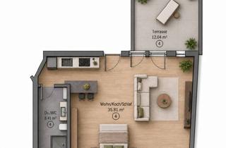 Wohnung kaufen in 68229 Friedrichsfeld, Selbstbezug oder Kapitalanlage: Erdgeschosswohnung mit Terrasse