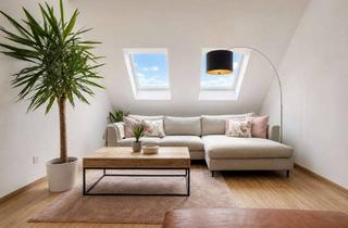 Wohnung kaufen in 91469 Hagenbüchach, Moderne 3,5-Zimmer-Dachgeschosswohnung mit Süd-Balkon, A+ & 2 Stellplätzen