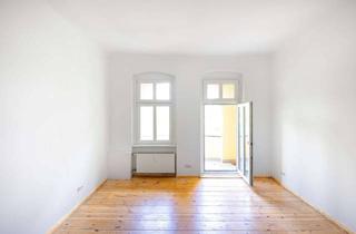 Wohnung kaufen in Friedrich-Wilhelm-Straße 99, 12099 Tempelhof, Bezugsfrei: Elegante 2-Zimmer-Altbauwohnung mit Balkon & stilvollen Details!
