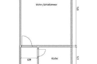 Wohnung mieten in Feldschlösschenweg, 09599 Freiberg, Moderne 1-Zimmer-Wohnung mit EBK, Balkon und Tiefgaragenstellplatz