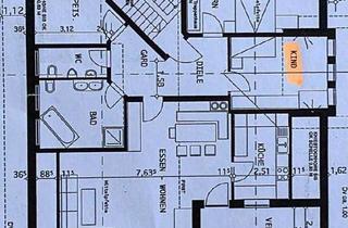 Wohnung mieten in 88416 Erlenmoos, Schöne 4-Zimmer-DG-Wohnung mit Balkon und Einbauküche in Erlenmoos