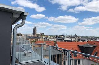 Wohnung mieten in Sternstr. 31, 39104 Altstadt, Großzügige 2,5-Raum-Wohnung mit Dachterrasse, EBK, Fahrstuhl und Domblick in Magdeburg Altstadt!