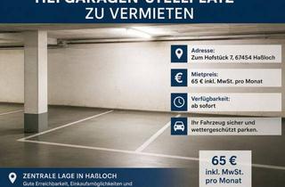Garagen mieten in 67454 Haßloch, Tiefgaragenstellplatz in Haßloch