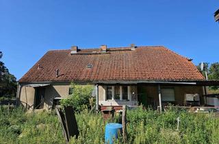 Haus kaufen in 16269 Wriezen, Anwesen mit sanierungsfähigem Charme auf 8.500‑m²‑Grundstück mit Bachlauf und Obstgarten