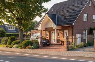 Einfamilienhaus kaufen in Rheiner Straße 99, 49477 Ibbenbüren, Freistehendes Einfamilienhaus mit Südgarten, großzügiger Garage & ausgebautem Dachgeschoss