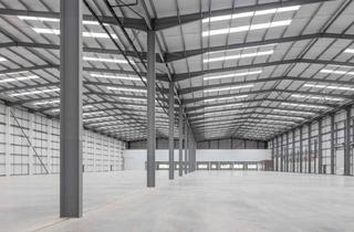 Gewerbeimmobilie mieten in 32289 Rödinghausen, Produktions- und Lagerhalle mit 25 Rampen– teilbar ab 3.000 m²