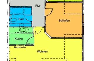 Wohnung mieten in 01968 Senftenberg, Dachtraum - Großzügiges Wohnzimmer mit Durchreiche zur Küche!