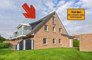 Wohnung kaufen in 26506 Norden, Luxuriöse Zwei-Zimmer-Wohnung mit Wintergarten und vielen Extras in sehr beliebter Lage von Norden!