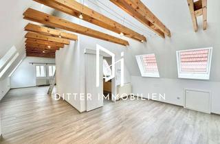 Wohnung mieten in 97941 Tauberbischofsheim, 2,5-Zimmer-Dachgeschosswohnung mit Balkon und Einbauküche am Marktplatz in TBB