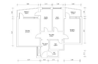 Wohnung mieten in Batteriestraße 57a, 27568 Lehe, 2,5 ZKB | 2xBalkon | Fahrstuhl | Müllschlucker | Weiter Bilder folgen in kürze