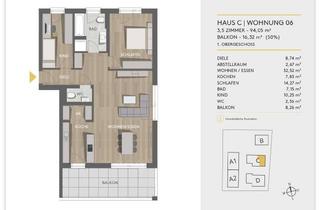 Wohnung mieten in Eichendorffstraße 48/3, 72793 Pfullingen, Nachmieter gesucht – moderne 3,5-Zimmer-Wohnung mit großem Balkon in Pfullingen