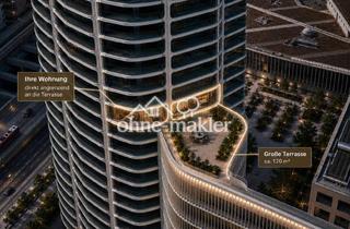 Wohnung kaufen in Europa-Allee, 60327 Frankfurt, GRAND TOWER UNIKAT | Die einzige Wohnung mit ca. 121 m² großer Privatterrasse