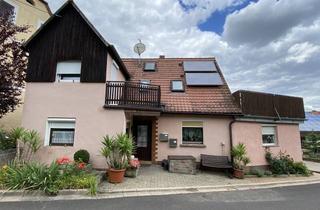 Haus kaufen in 91481 Münchsteinach, Gepflegtes Häuschen mit Anbau, Doppelgarage, Scheune und Terrasse, JETZT zuschlagen!