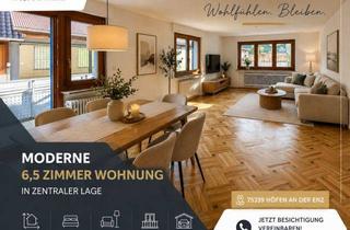 Wohnung kaufen in Liebenzellerstr. 26, 75339 Höfen, Wohnen wie im eigenen Haus – großzügige 6,5-Zimmer-Wohnung in zentraler Lage