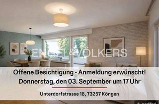 Wohnung kaufen in 73257 Köngen, Offene Besichtigung: Helle 3-Zimmer-Wohnung mit zwei Balkonen in Köngen