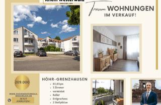 Wohnung kaufen in 56203 Höhr-Grenzhausen, Höhr-Grenzhausen: 3-Zimmer-Erdgeschosswohnung mit Südbalkon und 2 Stellplätzen