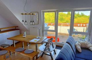 Wohnung mieten in 75015 Bretten, Gepflegte 3-Zimmer-Dachgeschosswohnung mit großem Balkon und Tiefgaragenstellplatz in Bretten