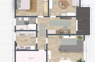 Wohnung mieten in Uhlandstraße, 33803 Steinhagen, 3,5-Zimmer-Erdgeschosswohnung mit Terrasse, eigenem Garten & Stellplatz in Steinhagen