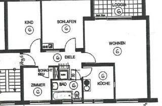 Wohnung mieten in Marienburgstraße 29, 53840 Troisdorf, 4-Zimmer-Wohnung mit Loggia zum Wohlfühlen
