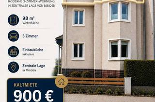Wohnung mieten in Hermannstr. 40, 32423 Minden, Zuhause mit 3 Zimmern in Minden