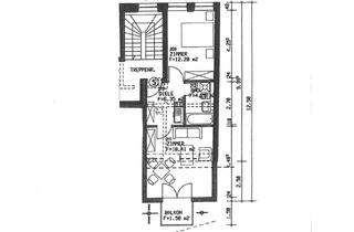 Wohnung mieten in 69115 Bergheim, HD nähe Bismarckplatz, ruhige 2-Zi.-Wohnung im 2. OG & 1 Balkon