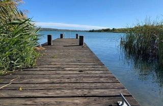 Grundstück zu kaufen in 04575 Neukieritzsch, Einmalige Gelegenheit: Traumgrundstück direkt am Hainer See mit eigenem Bootssteg