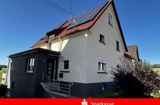Einfamilienhaus kaufen in 57614 Berod, Berod b. Hachenburg, Einfamilienhaus mit reichlich Platz, PV, Wärmepumpe, Garten