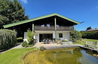 Haus kaufen in Wopfnerstraße, 83358 Seebruck, Totale Privatsphäre. Fantastisches 2.000 m² Grundstück mit prächtigem Landhaus in der Nähe des Sees.