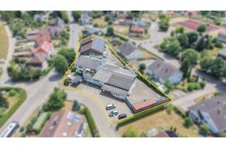 Anlageobjekt in 88356 Ostrach, Vielseitiges Gewerbeareal mit Wohnhaus, Lagerflächen, Verkaufshalle und freistehender Halle